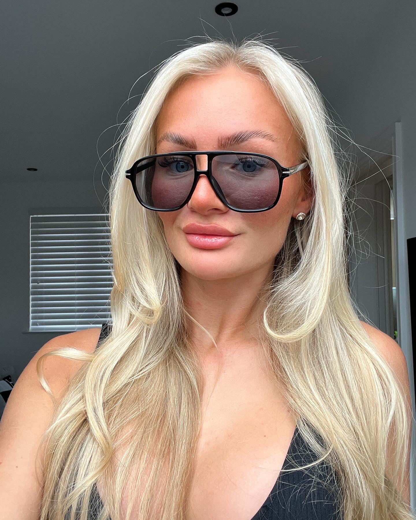 Casablanca Black Aviators
