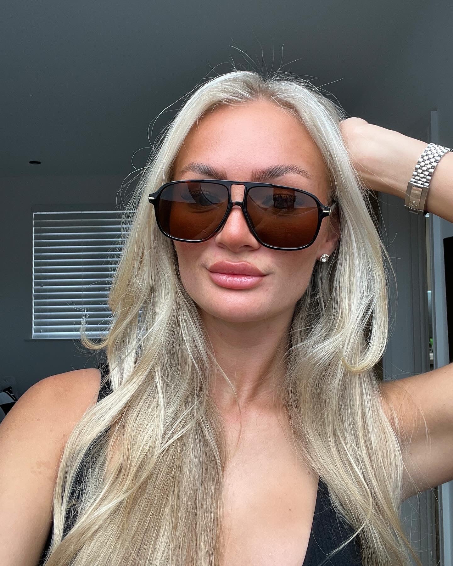 Casablanca Brown Aviators