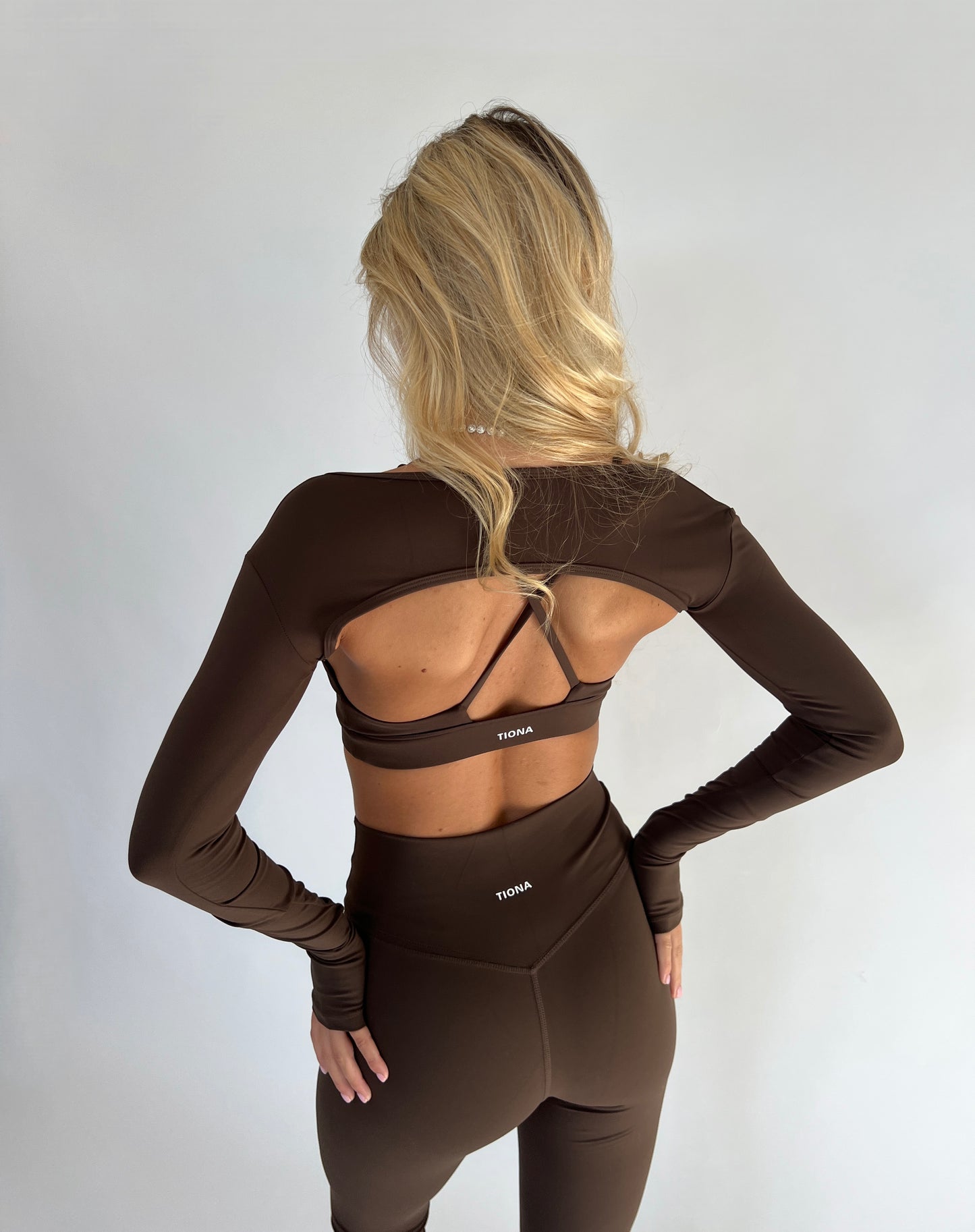 Crossover Leggings - Espresso