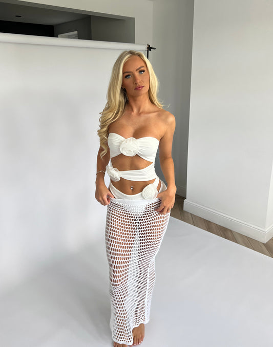 White ‘Rose’ Bodysuit